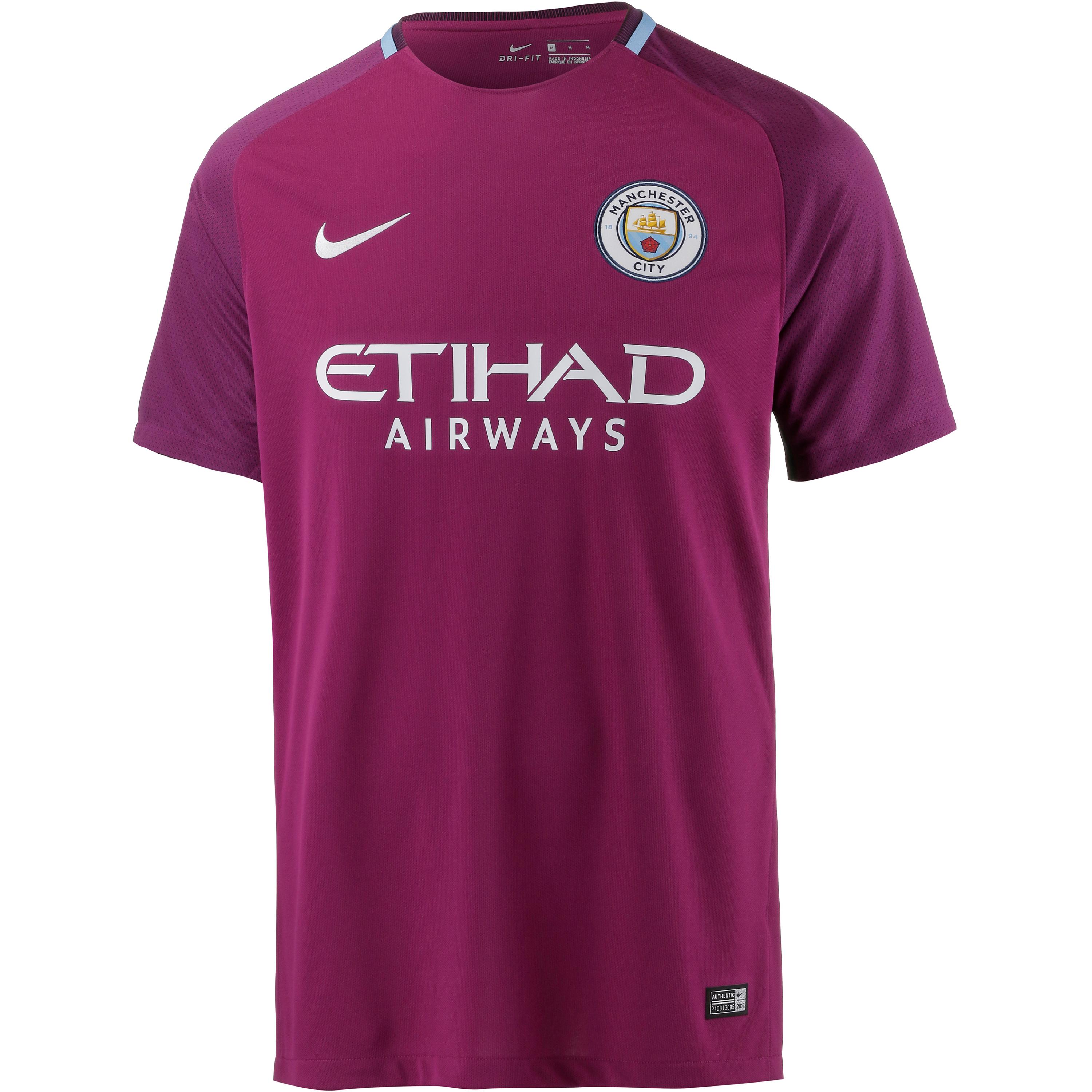 Nike Manchester City 17-18 Auswärts Fußballtrikot Herren