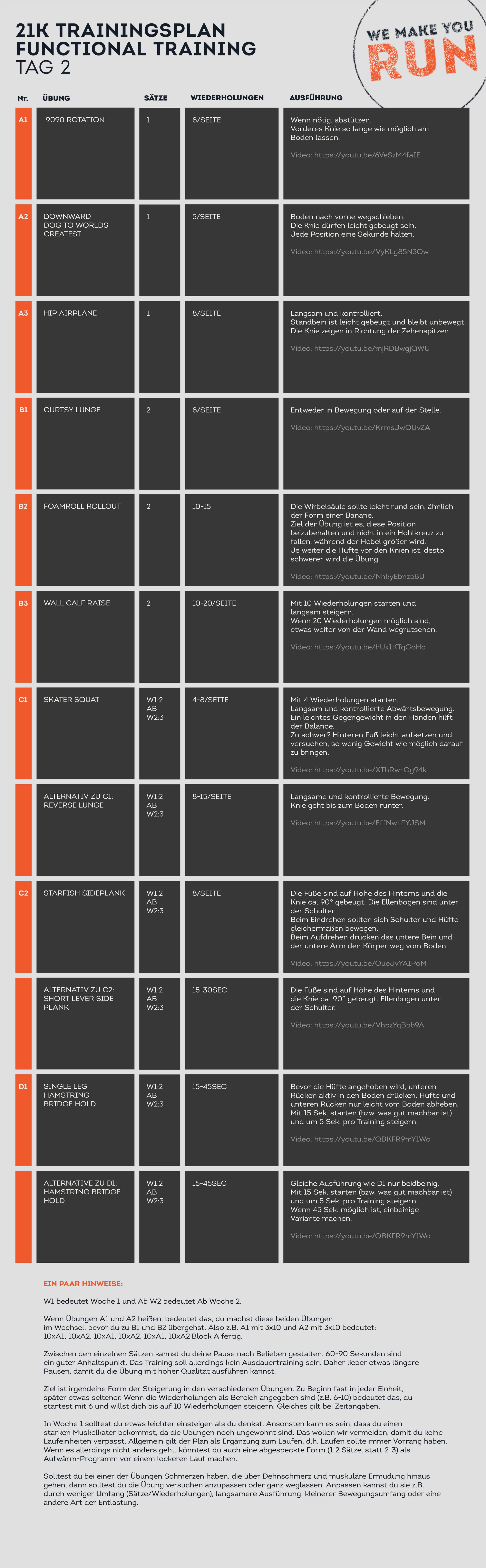 Trainingsplan Fitnessplan Laufen Halbmarathon