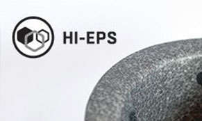 Die Innenseite eines Alpina Fahrradhelms mit Hi EPS Technologie.