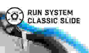 Das Alpina Run System Classic Slide in grafischer Darstellung.