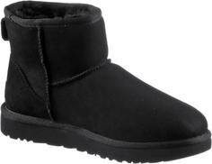 Rückansicht von Ugg Classic Mini II Stiefel Damen black