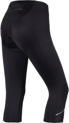 Rückansicht von Gonso Bella 3/4-Fahrradtights Damen black