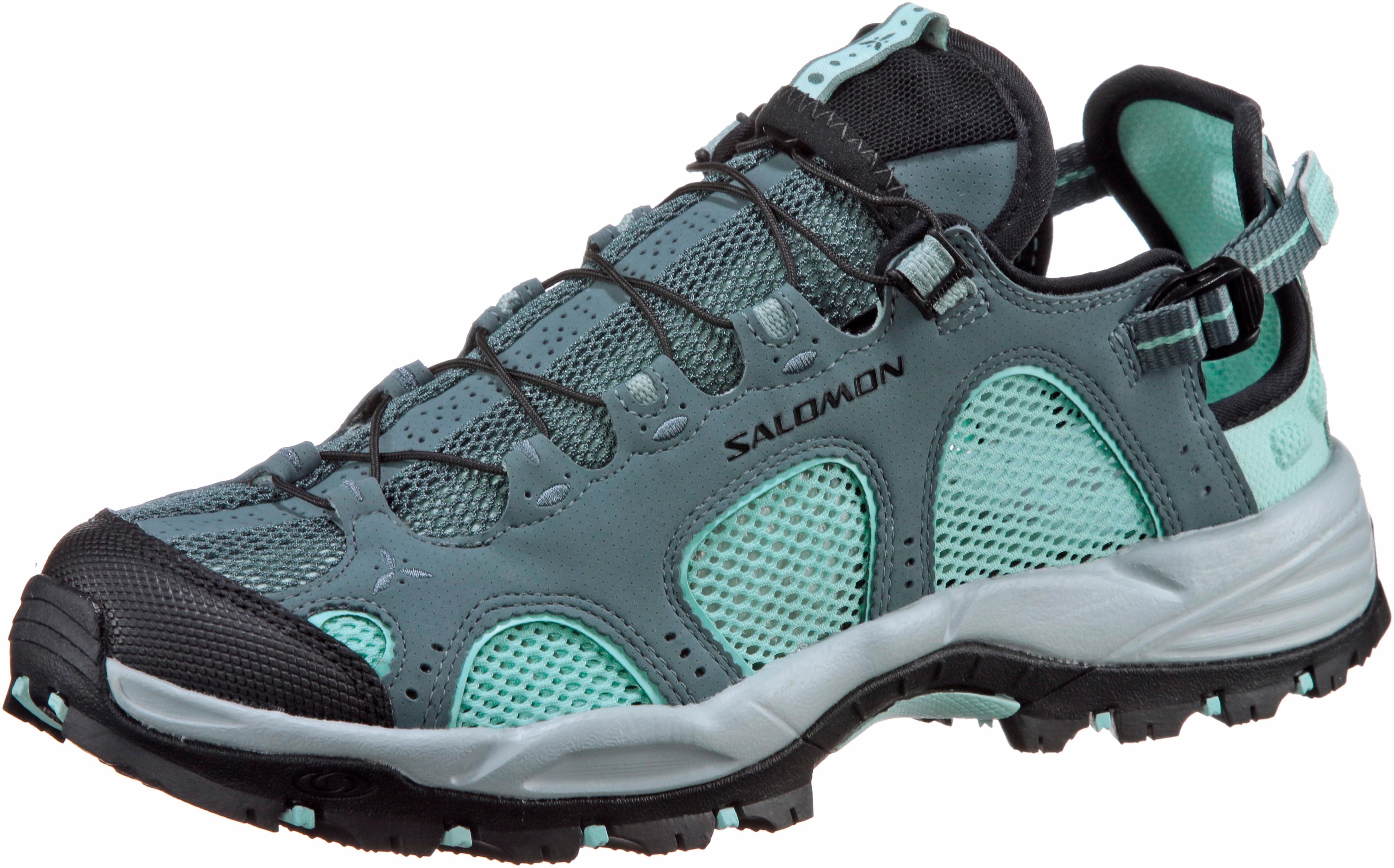 Salomon Techamphibian 3 Wasserschuhe Damen stormy weathereggshell blue
