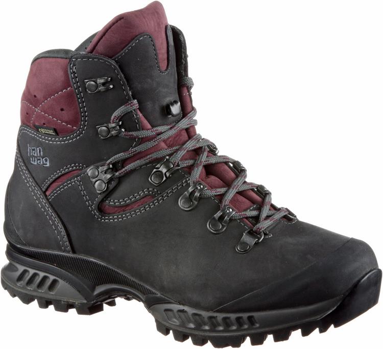 Hanwag Hanwag Tatra II Lady Wanderschuhe Damen - asphalt-dark garnet - 0 | SportScheck