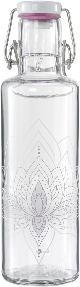 soulbottles Just breathe Trinkflasche transparent-pink