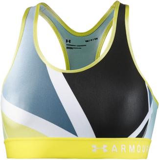 Under Armour Armour Mid Keyhole Sport-BH Damen tokyo lemon-tokyo lemon-white
