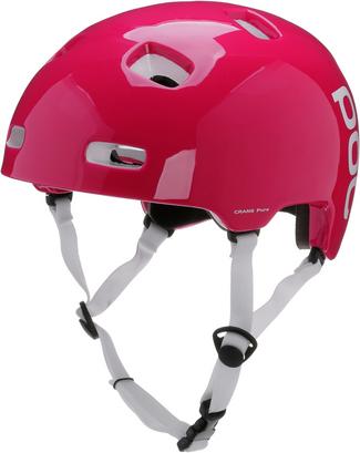 POC Crane Pure Fahrradhelm rhodonite red/hydrogen white