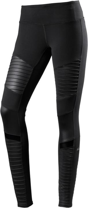 alo yoga Moto Tights Damen black-black glossy