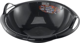 KHW Wok Schlitten grau