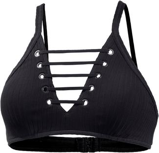 Seafolly Inka Rib Bikini Oberteil Damen black
