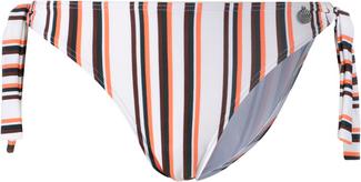 Beachlife Bikini Hose Damen wei&szlig;-gr&uuml;n-orange