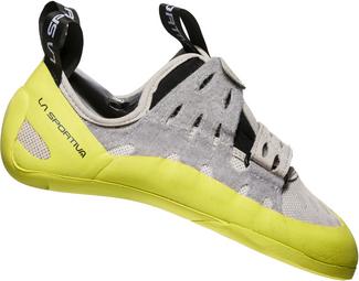 La Sportiva Geckogym Kletterschuhe Damen grey-apple green