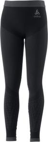 Odlo EVOLUTION WARM Funktionshose Kinder - black-odlo graphite grey