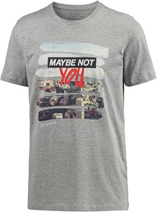 CORE by JACK & JONES T-Shirt Herren light grey melange