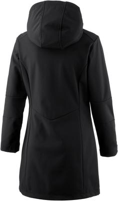 Rückansicht von CMP Softshellmantel Damen nero