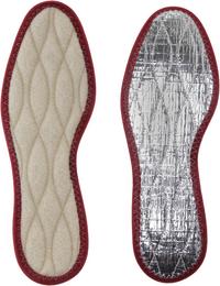 Barth Alu Sohle plus Einlegesohlen - beige-silber