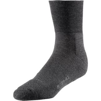 Rohner Fibre light quarter Wandersocken schwarz-denim
