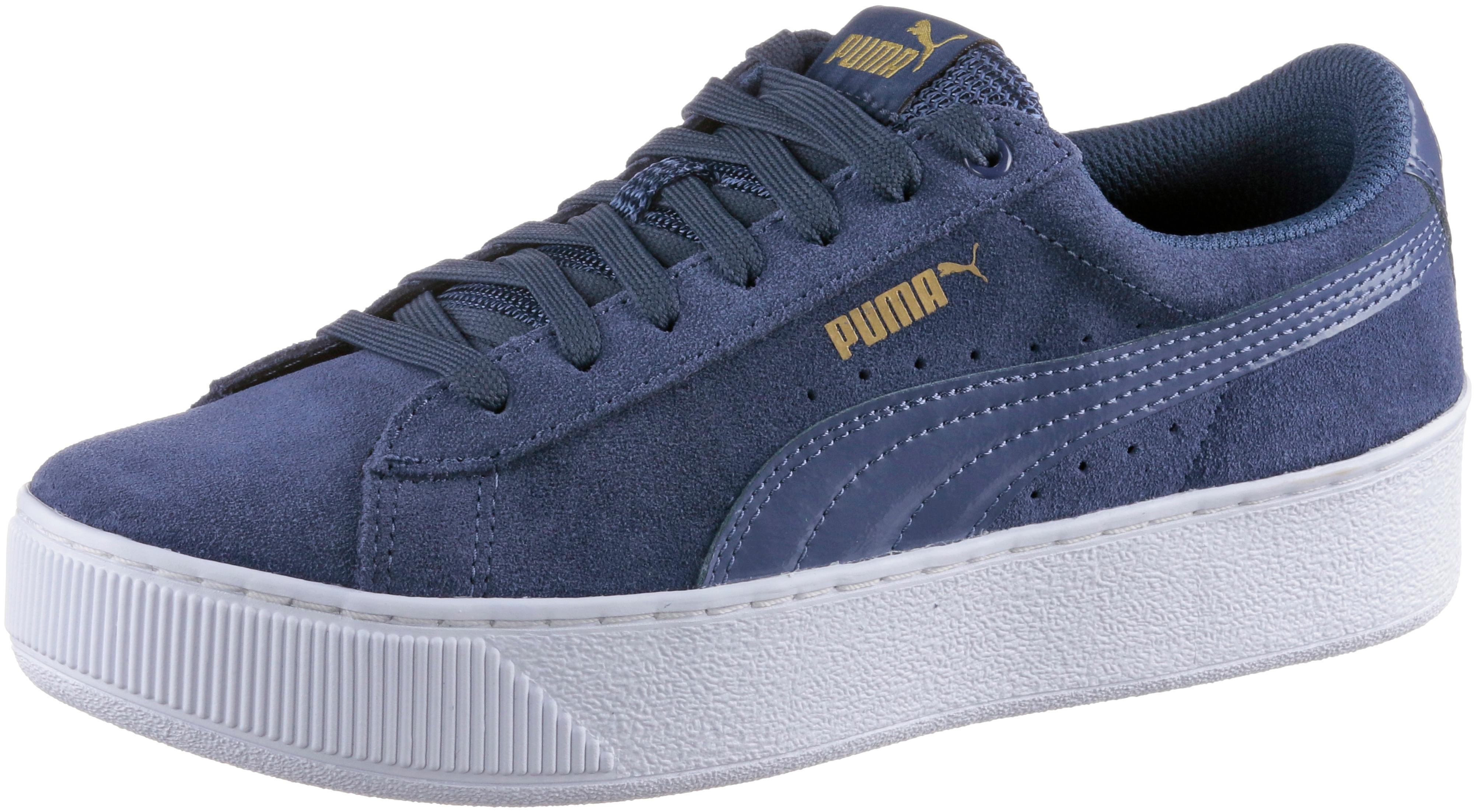 puma vikky platform blue