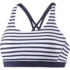 VENICE BEACH Summer Bikini Oberteil Damen white-navy-stripe