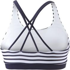 Rückansicht von VENICE BEACH Summer Bikini Oberteil Damen white-navy-stripe