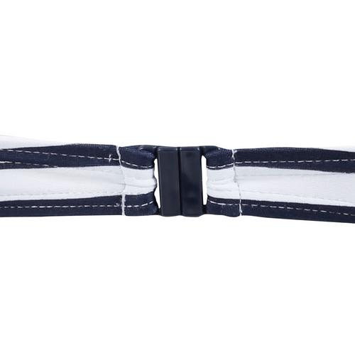 Rückansicht von VENICE BEACH Summer Bikini Oberteil Damen white-navy-stripe
