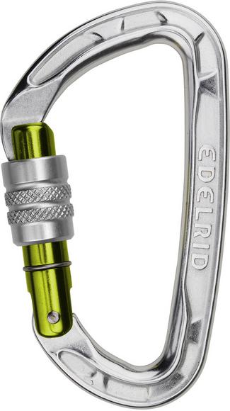EDELRID Pure Screw Karabiner silver