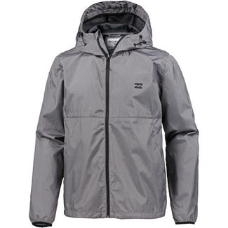 Billabong TRANSPORT WINDBREAKE Kapuzenjacke Herren GREY HEATHER