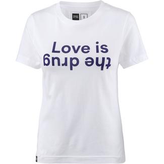 DEDICATED T-Shirt Damen white