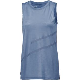 SCHECK Merino Tanktop Damen hellblau