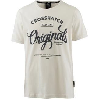 Crosshatch T-Shirt Herren vaporous grey