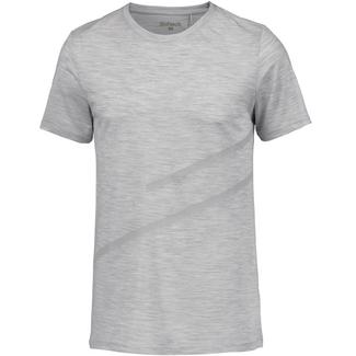SCHECK Merino T-Shirt Herren hellgrau