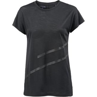 SCHECK Merino T-Shirt Damen schwarz