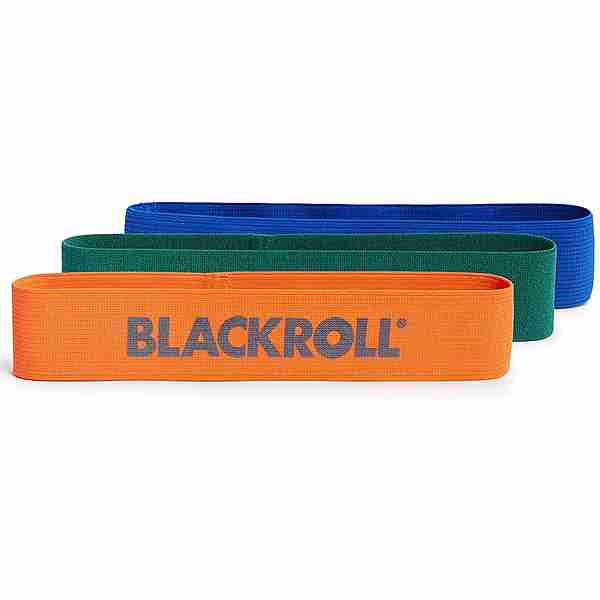 BLACKROLL Gymnastikband black-green-blue