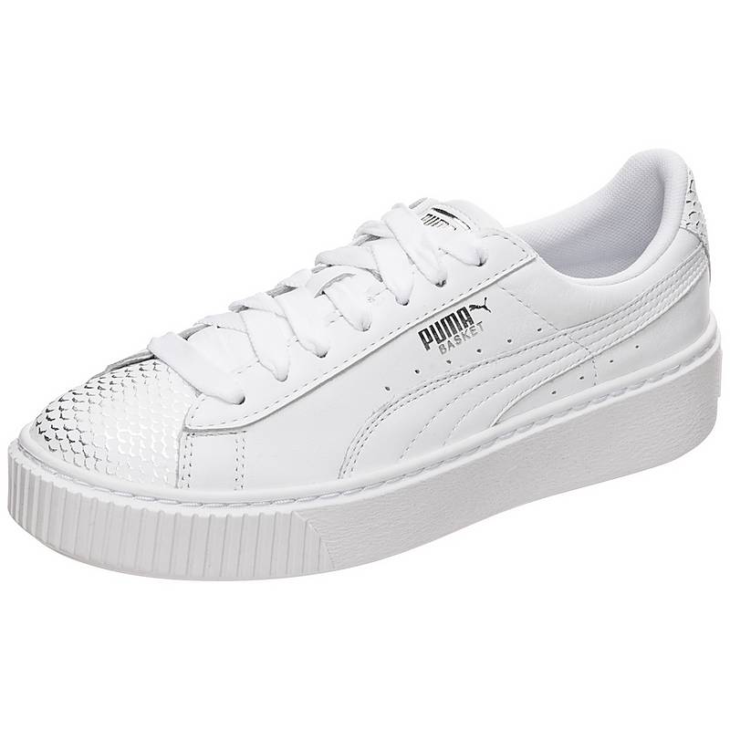 puma basket platform weiß gold puma basket platform weiß gold