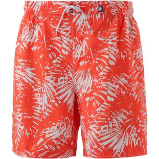 TOM TAILOR Junias Badeshorts Herren mandarin red aop