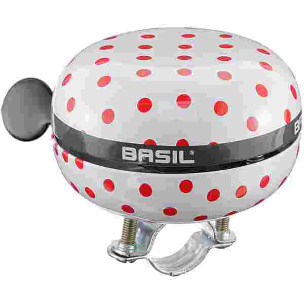 Basil Big Bell Polkadot Fahrradklingel white-red dots