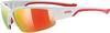 Uvex Sportstyle 215 Brille - white mat red-mirror red