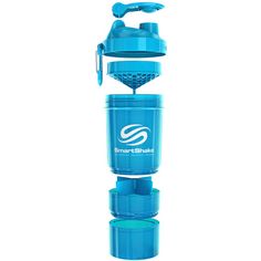 Rückansicht von SmartShake Shaker neon blue