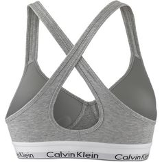 Rückansicht von Calvin Klein BH Damen grey heather