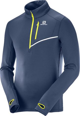 Salomon FAST WING Fleecepullover Herren night sky&nbsp;medieval blue&nbsp;
