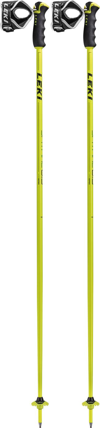 LEKI Spitfire S Alpinskistock neongelb metallic/schwarz-gr&uuml;n