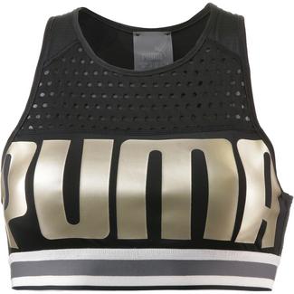 PUMA Sport-BH Damen puma black-metallicgoldpuma