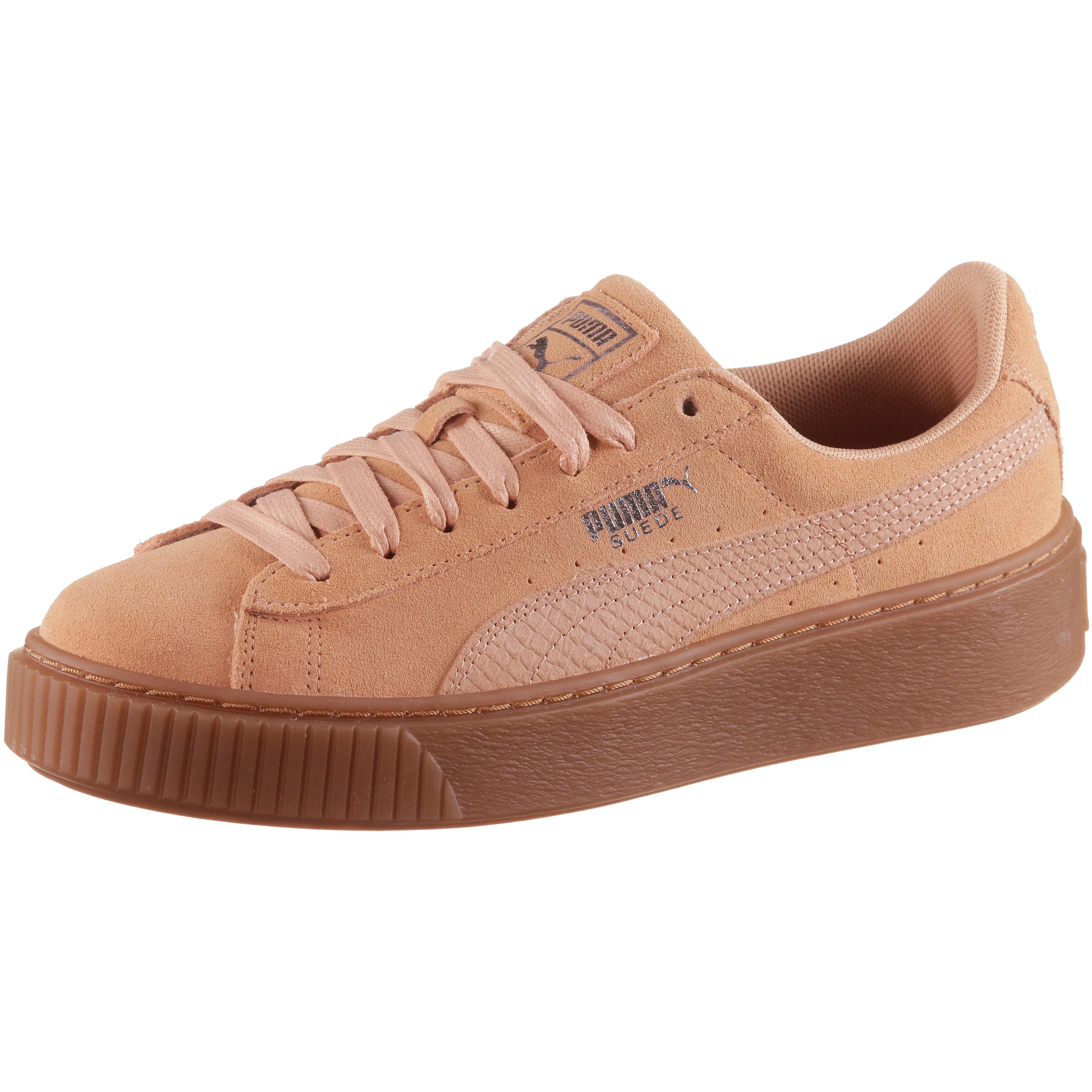 PUMA SUEDE PLATFORM Sneaker Damen dusty coral-puma silver im Online Shop  von SportScheck kaufen