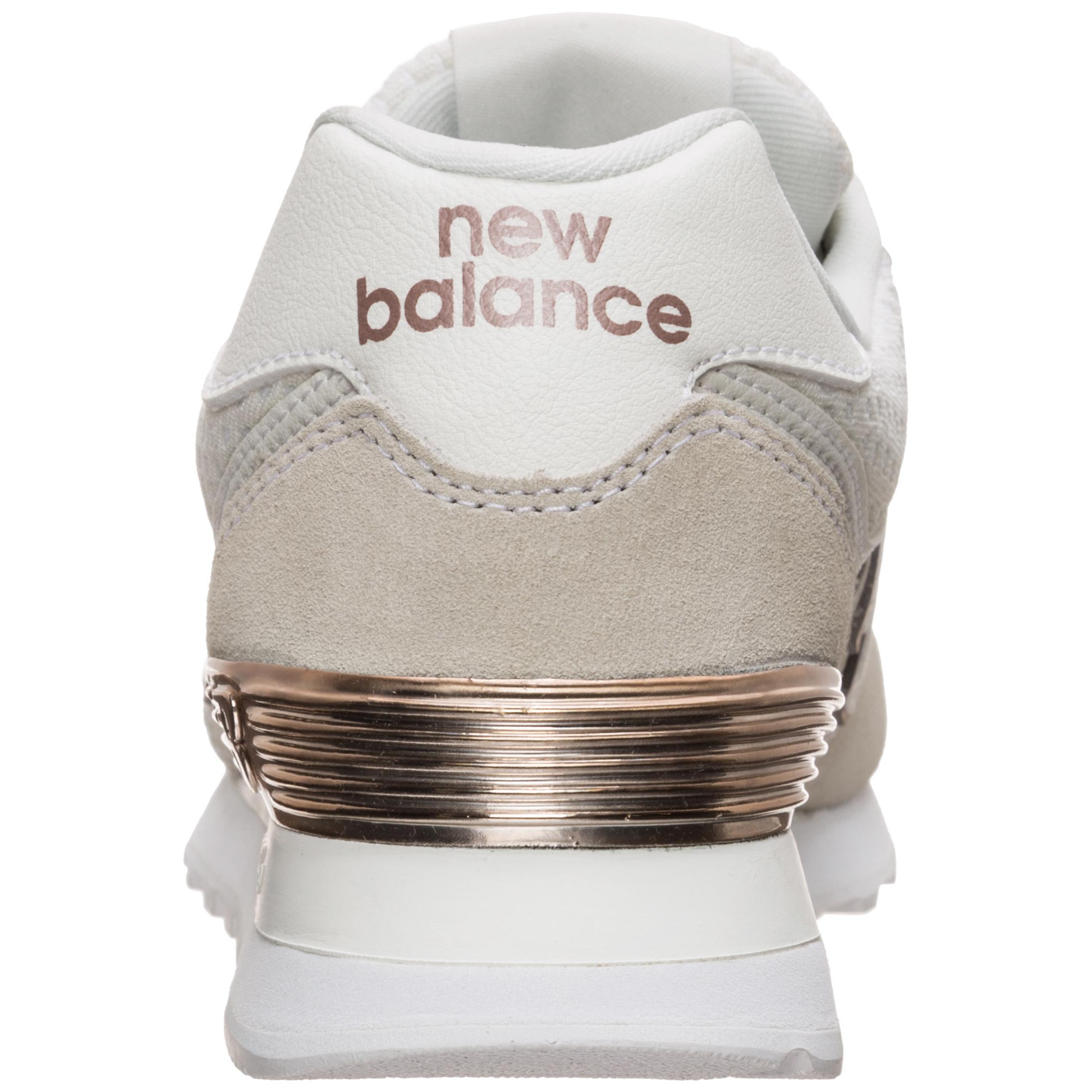 new balance sneaker beige gold