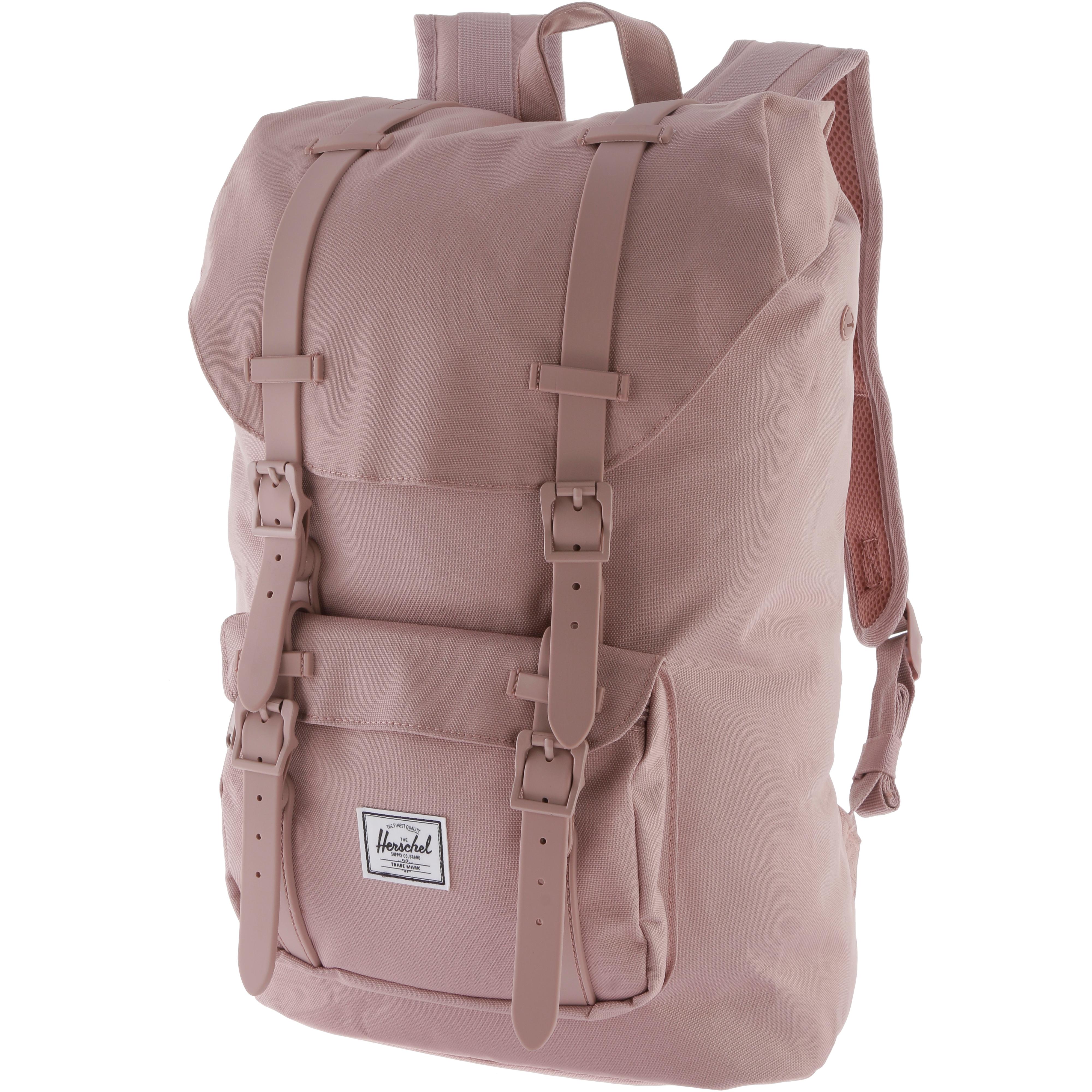 herschel little america mid volume ash rose