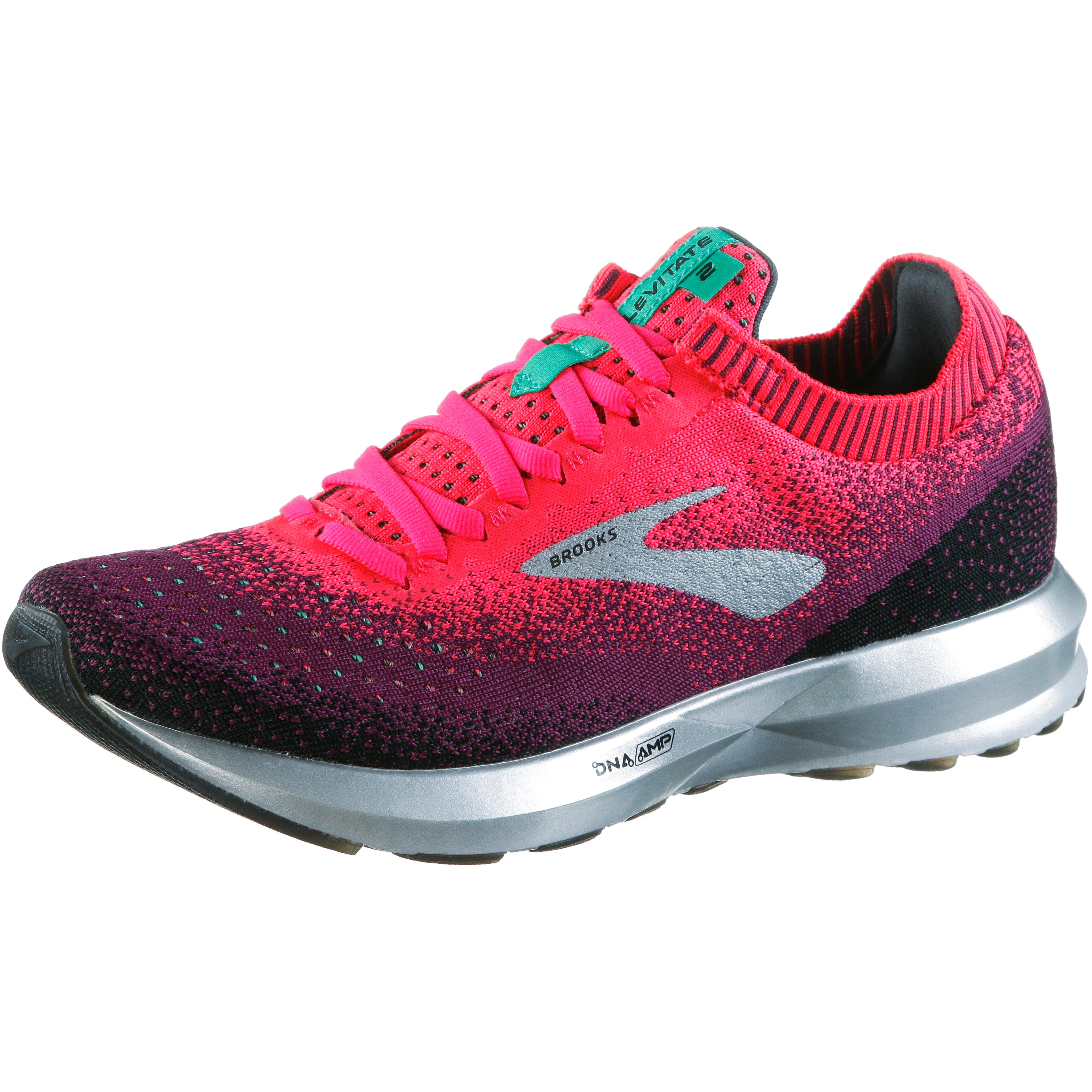 brooks levitate 2 pink black aqua