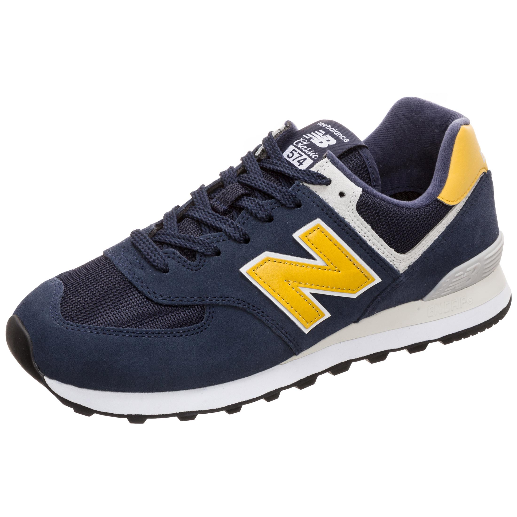 new balance ml574 blau gelb