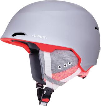 ALPINA Alpina Maroi Skihelm Damen silver-flamingo matt