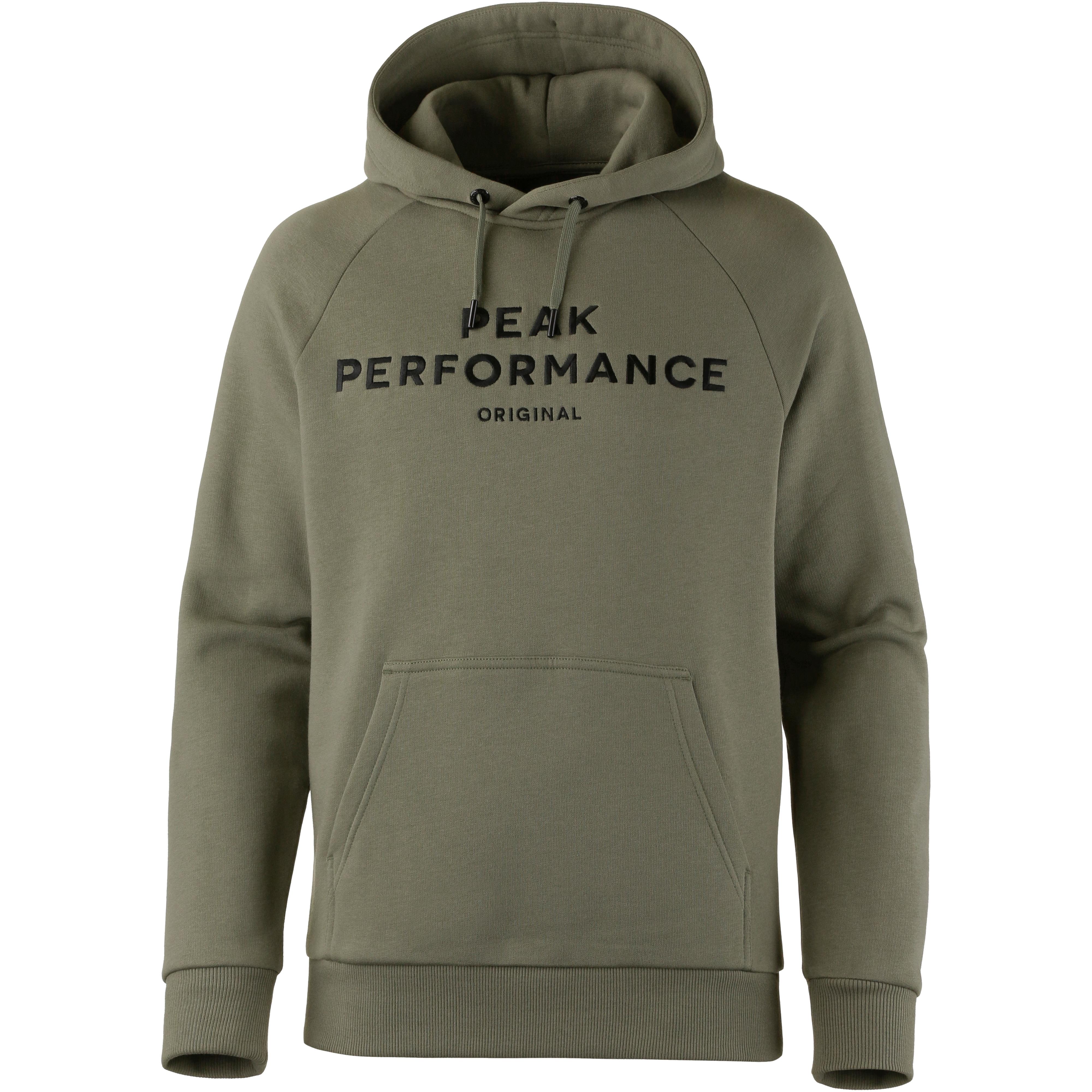 peak performance logo hoodie