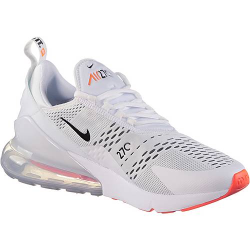 Nike Air Max 270 JDI Sneaker Herren white black total orange Nike Air Max 270 JDI Sneaker Herren black white total orange
